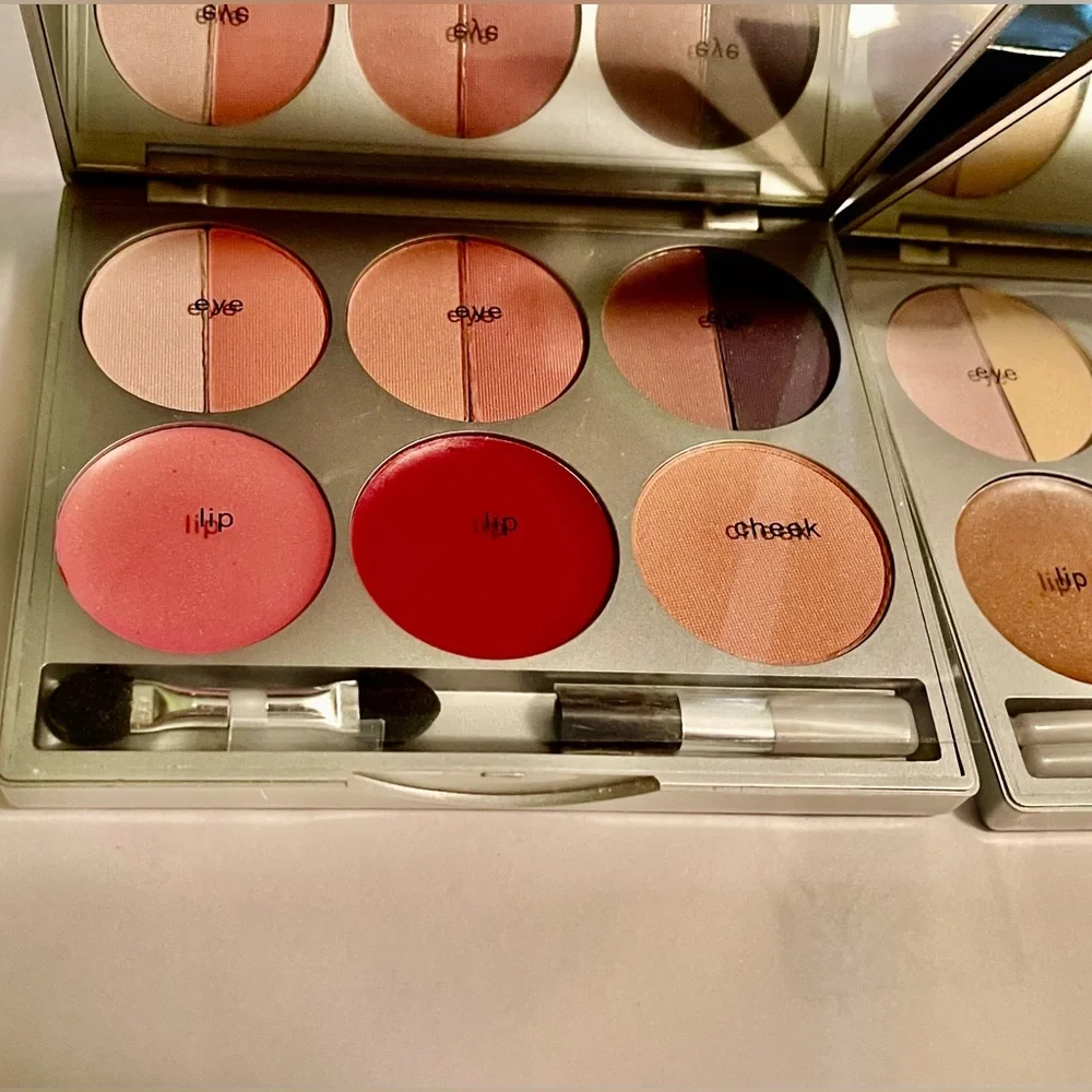 New! 2 Day Night Makeup Palettes Mirrored Metal YBF Your Best Friend Naughty